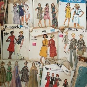 Vintage sewing patterns
